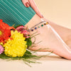 7 GEMSTONE CHAIN ANKLET - NOGU.studio
